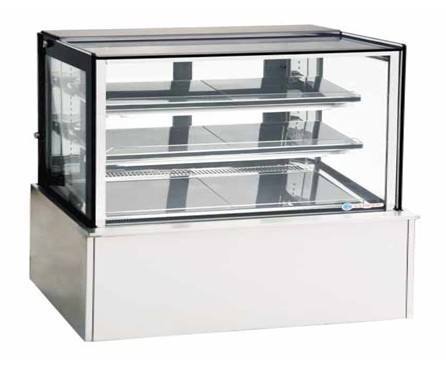 Cold Display All Glass 3 Tier 1200mm Wide Exhibition
